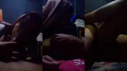 Hijab Ungu Nyepong Kontol Binal